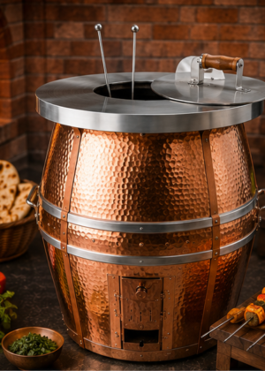 Copper Hammered Tandoor